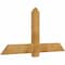 Ekena Millwork Eugene Rough Sawn Timber Gable Bracket, Western Red Cedar, 60"W x 30"H x 2"D x 6"F, 12/12 Pitch GBW060X30X0206EUG00RWR - alternate 2